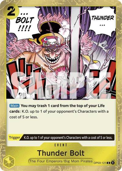 Thunder Bolt (Jolly Roger Foil) OP03-121 Premium Booster -The Best- Card