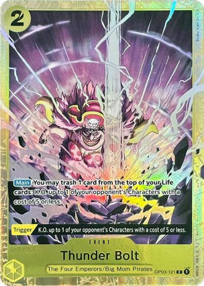 Thunder Bolt (Premium Card Collection -Best Selection Vol. 1-) OP03-121 One Piece Promotion Cards Card