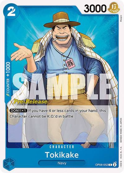Tokikake OP06-052 Wings of the Captain Pre-Release Cards Card