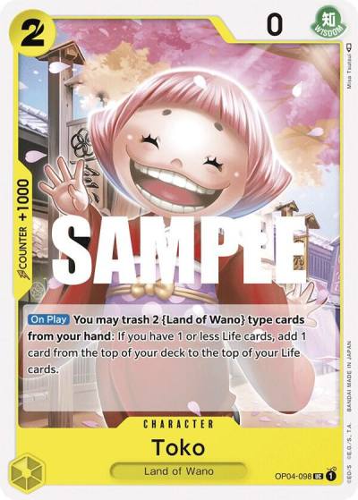 Toko OP04-098 Kingdoms of Intrigue Card