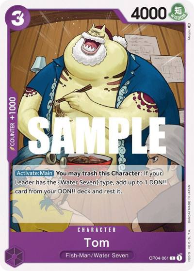 Tom OP04-061 Kingdoms of Intrigue Card