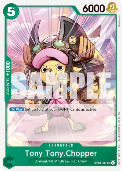 Tony Tony.Chopper OP13-030 Carrying On His Will Card