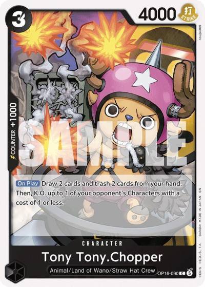 Tony Tony.Chopper OP16-090 The Time of Battle Card