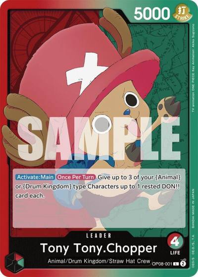 Tony Tony.Chopper (001) OP08-001 Two Legends Card