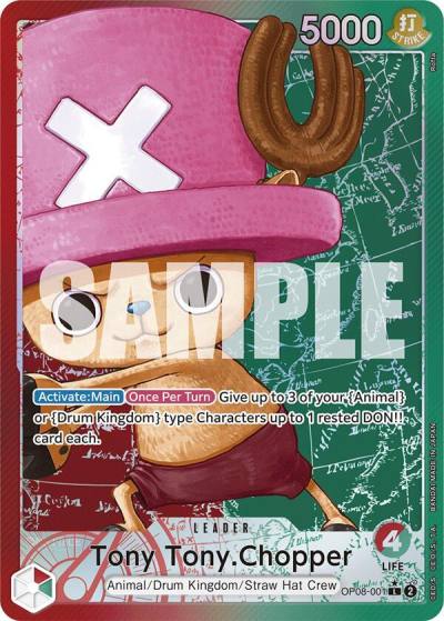Tony Tony.Chopper (001) (Parallel) OP08-001 Two Legends Card