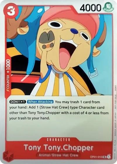 Tony Tony.Chopper (015) OP01-015 One Piece Demo Deck Cards Card