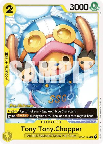 Tony Tony.Chopper (103) OP07-103 500 Years in the Future Pre-Release Cards Card