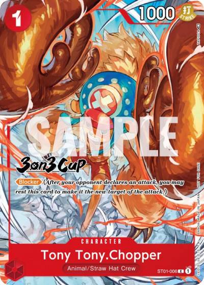 Tony Tony.Chopper (3-on-3 Cup) [Participant] ST01-006 One Piece Promotion Cards Card