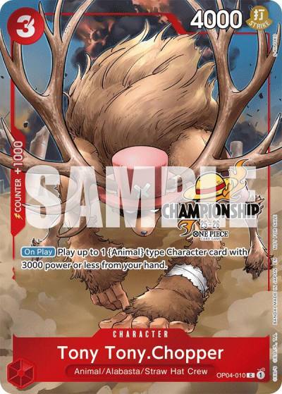 Tony Tony.Chopper (CS 25-26 Celebration Pack) OP04-010 One Piece Promotion Cards Card