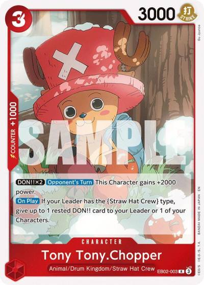 Tony Tony.Chopper EB02-003 Extra Booster: Anime 25th Collection Card