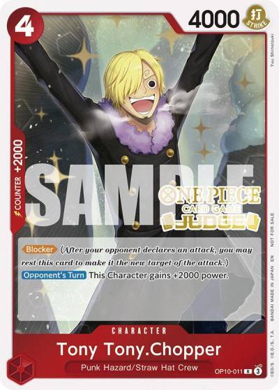 Tony Tony.Chopper (Judge Pack Vol. 6) OP10-011 One Piece Promotion Cards Card