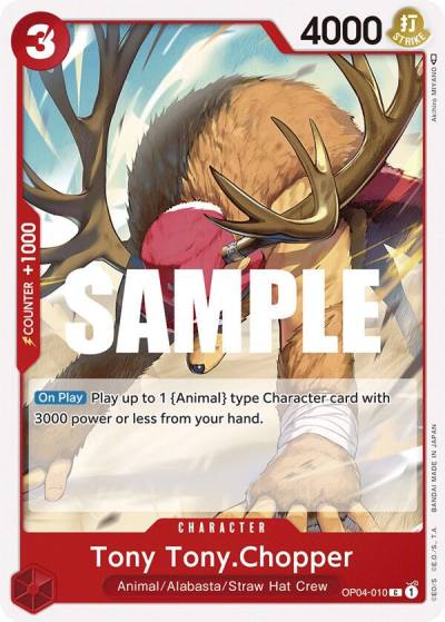 Tony Tony.Chopper OP04-010 Kingdoms of Intrigue Card