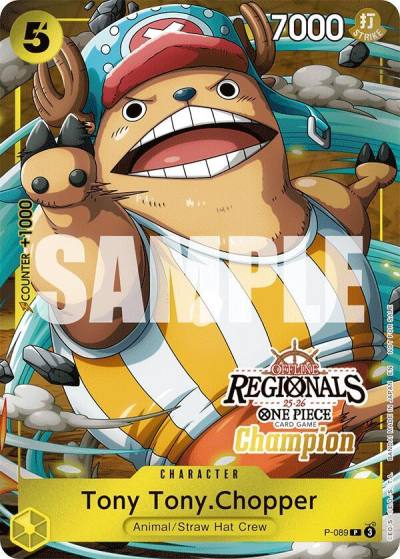 Tony Tony.Chopper (Offline Regional Champion Card Set 2025 Vol.2) P-089 One Piece Promotion Cards Card