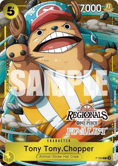 Tony Tony.Chopper (Offline Regional Finalist Card Set 2025 Vol.2) P-089 One Piece Promotion Cards Card