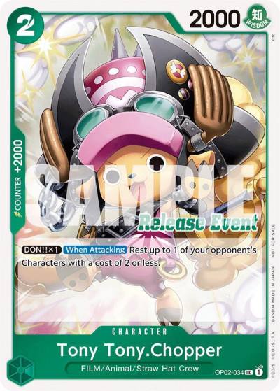 Tony Tony.Chopper (ST15 - ST20 Release Event Winner Pack) OP02-034 One Piece Promotion Cards Card