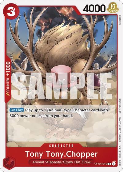 Tony Tony.Chopper (Tournament Pack 2024 Oct.-Dec.) OP04-010 One Piece Promotion Cards Card