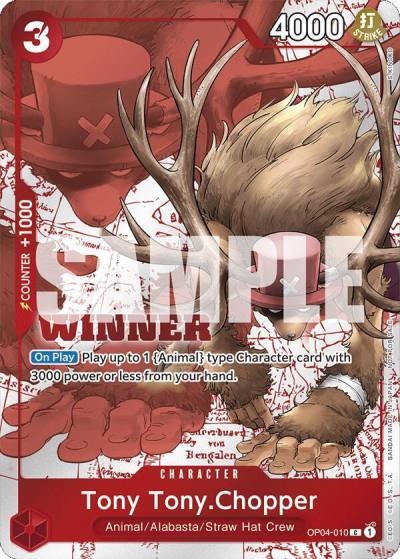 Tony Tony.Chopper (Winner Pack 2024 Oct.-Dec.) OP04-010 One Piece Promotion Cards Card