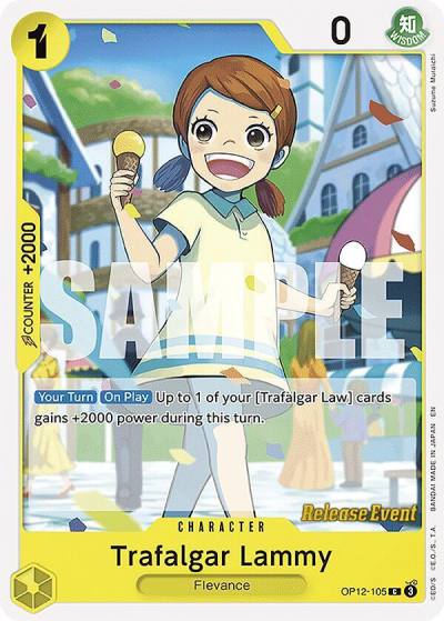 Trafalgar Lammy OP12-105 Legacy of the Master Release Event Cards Card