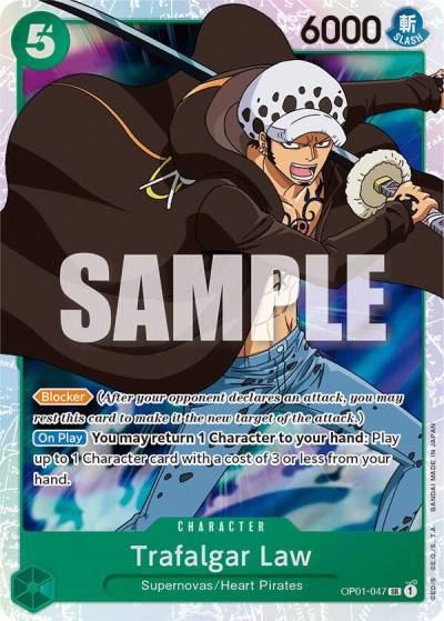 Trafalgar Law (047) OP01-047 Romance Dawn Card
