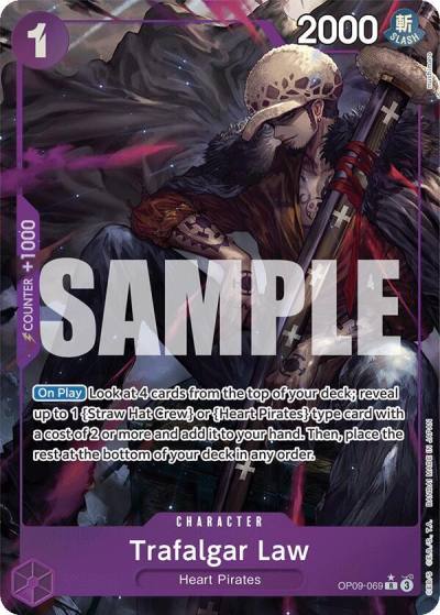Trafalgar Law (069) (Parallel) OP09-069 Emperors in the New World Card