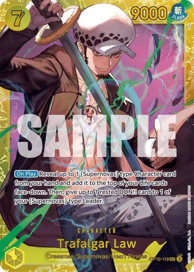 Trafalgar Law (119) OP10-119 Royal Blood Card