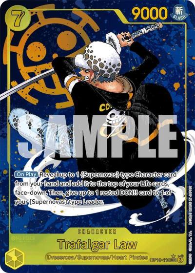 Trafalgar Law (119) (Parallel) OP10-119 Royal Blood Card