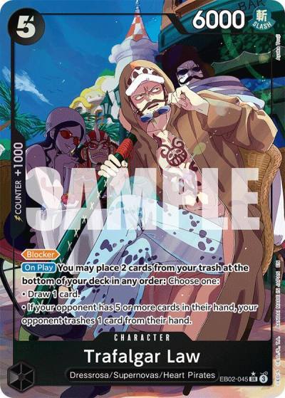 Trafalgar Law (Alternate Art) EB02-045 Extra Booster: Anime 25th Collection Card