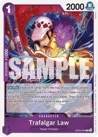 Trafalgar Law (Beginners Deck Party [ST-23] - [ST-28] Participation Pack) OP09-069 One Piece Promotion Cards Card