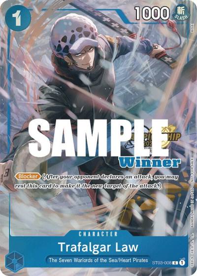 Trafalgar Law (CS 2023 Top Players Pack) [Winner] ST03-008 One Piece Promotion Cards Card