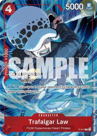 Trafalgar Law (CS 2024 Celebration Pack) P-017 One Piece Promotion Cards Card
