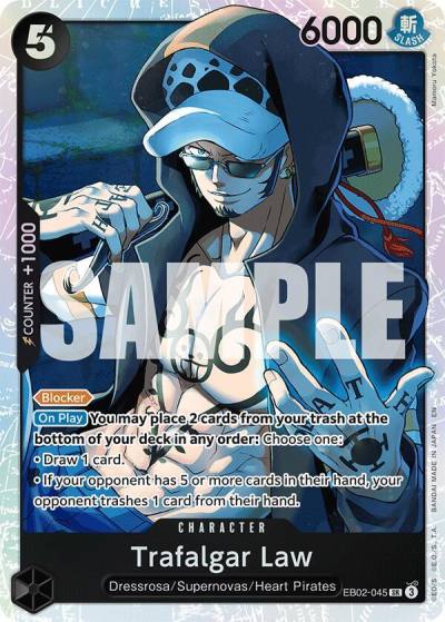 Trafalgar Law EB02-045 Extra Booster: Anime 25th Collection Card