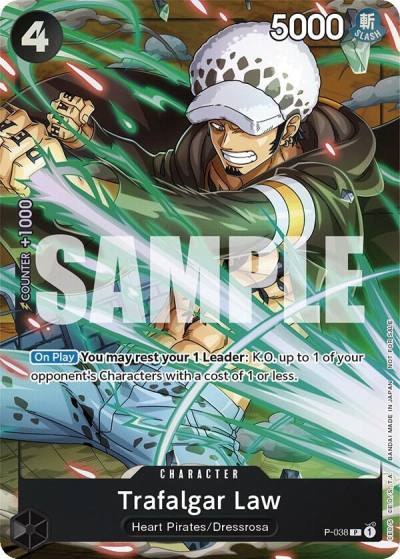 Trafalgar Law (Event Pack Vol. 4) P-038 One Piece Promotion Cards Card