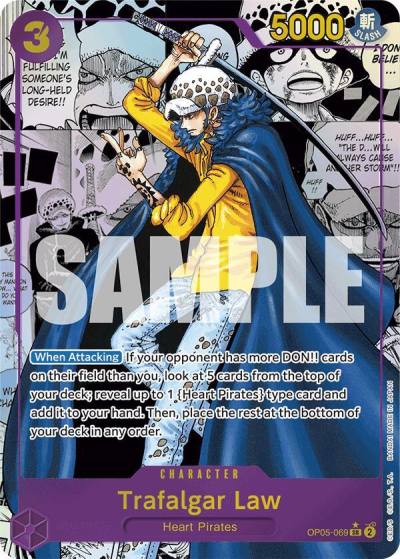 Trafalgar Law (OP05-069) (Manga) OP05-069 Premium Booster -The Best- Card