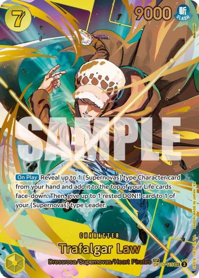 Trafalgar Law - OP10-119 (SP) OP10-119 Premium Booster -The Best- Vol. 2 Card