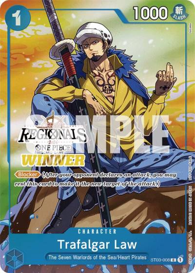 Trafalgar Law (Offline Regional 2024 Vol. 2) [Winner] ST03-008 One Piece Promotion Cards Card