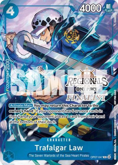 Trafalgar Law (Offline Regional Finalist Card Set 2025 Vol.2) OP07-047 One Piece Promotion Cards Card