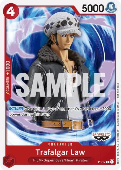 Trafalgar Law (One Piece Film Red) P-017 One Piece Promotion Cards Card