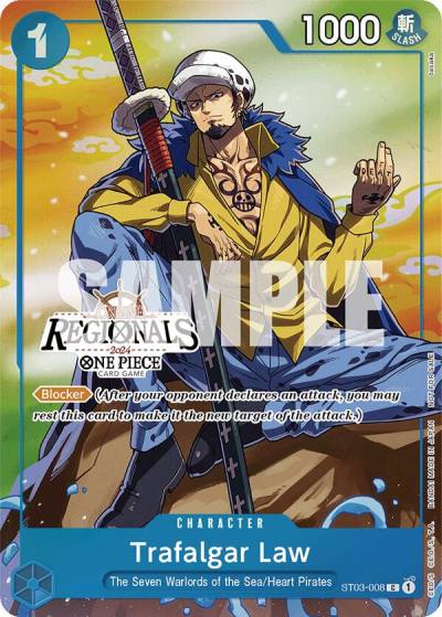 Trafalgar Law (Online Regional 2024 Vol. 2) [Participant] ST03-008 One Piece Promotion Cards Card