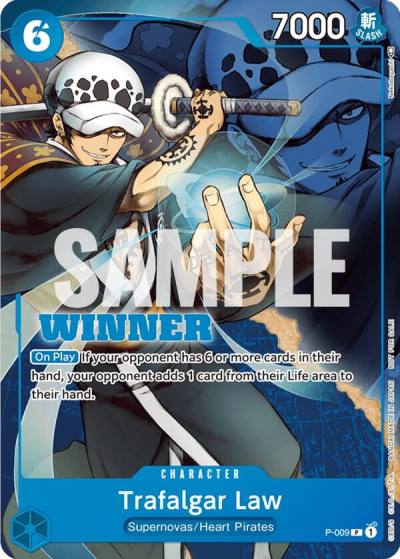 Trafalgar Law - P-009 (Winner Pack Vol. 1) P-009 One Piece Promotion Cards Card