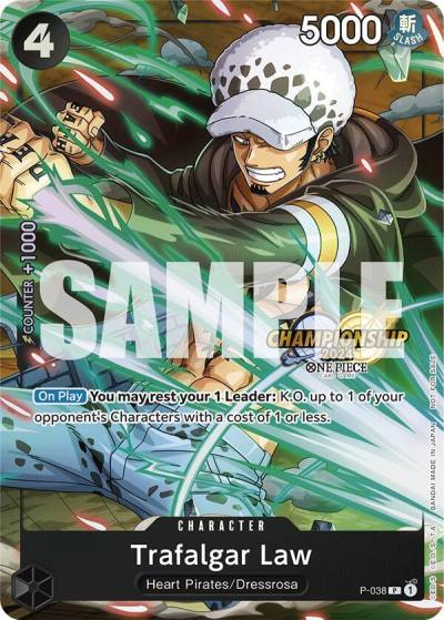 Trafalgar Law - P-038 (CS 2024 Event Pack) P-038 One Piece Promotion Cards Card