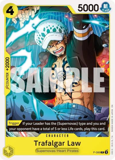 Trafalgar Law (Reprint) P-088 Premium Booster -The Best- Vol. 2 Card