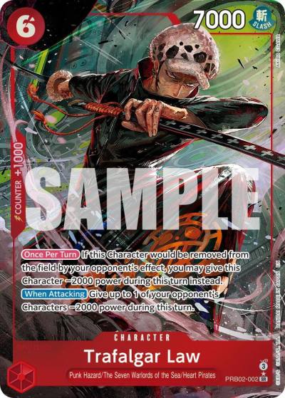 Trafalgar Law - PRB02-002 (Alternate Art) PRB02-002 Premium Booster -The Best- Vol. 2 Card