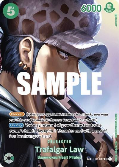 Trafalgar Law (SP) OP01-047 Kingdoms of Intrigue Card