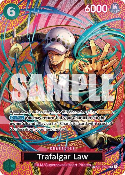 Trafalgar Law (SP) OP13-031 Adventure on Kami's Island Card