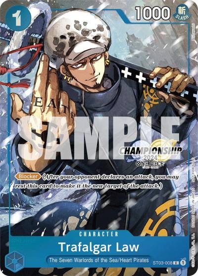Trafalgar Law - ST03-008 (CS 2024 Event Pack Finalist) ST03-008 One Piece Promotion Cards Card
