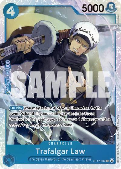 Trafalgar Law (ST17-002) ST17-002 Starter Deck 17: BLUE Donquixote Doflamingo Card