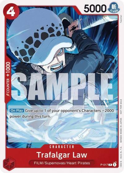 Trafalgar Law (Tournament Pack Vol. 7) P-017 One Piece Promotion Cards Card