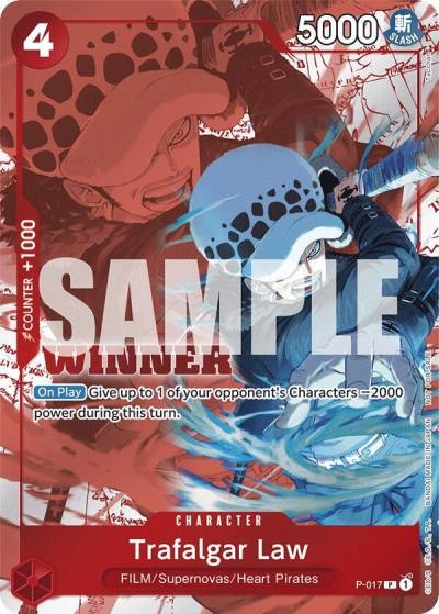 Trafalgar Law (Winner Pack Vol. 7) P-017 One Piece Promotion Cards Card
