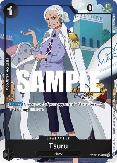 Tsuru (CS 2023 Event Pack) OP02-106 One Piece Promotion Cards Card