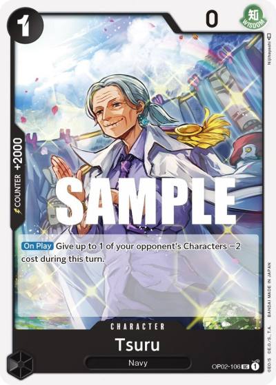 Tsuru OP02-106 Paramount War Card